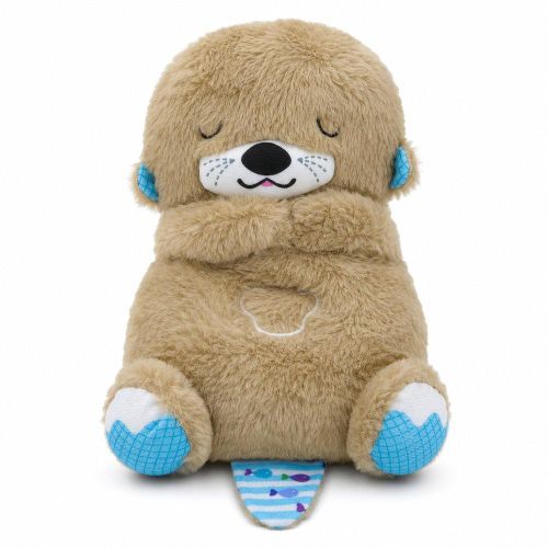 Brown Plush Dog Toy with Blue Details - 5118