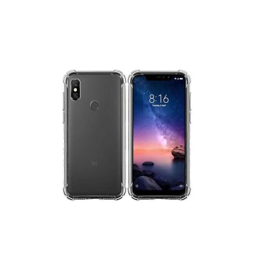 Back Cover for Xiaomi Redmi Note 6 Pro Transparent Shockproof TPU Bumper Clear Case