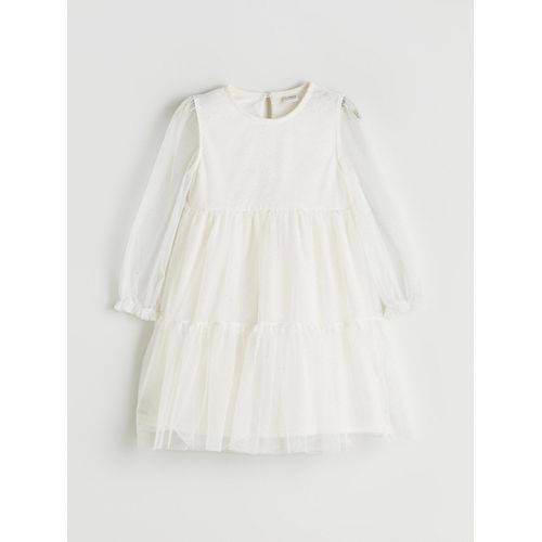 Crew Neck Girl's Tutu Dress