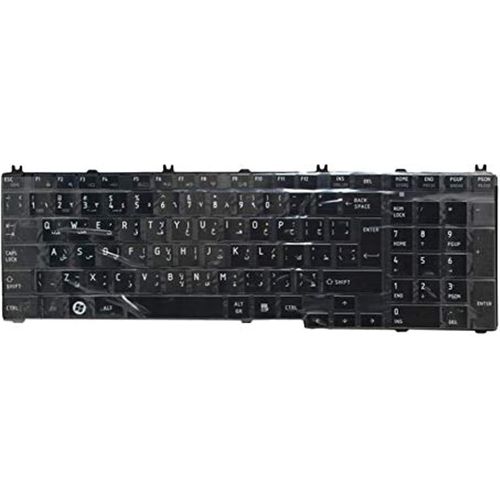 Replacement Keyboard for Toshiba Satellite C660 - (Black) English & Arabic