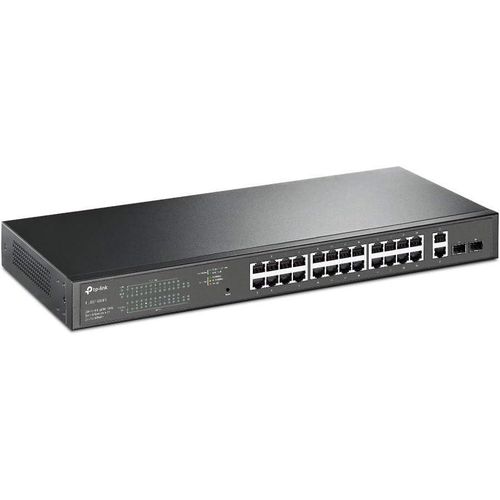 TL-SG1428PE Managed Gigabit Ethernet Switch (10/100/1000), 1U, Power over Ethernet (PoE), Black
