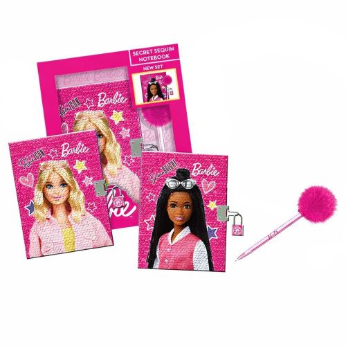 Barbie Secret Sequin Notebook Set - FKTT30205