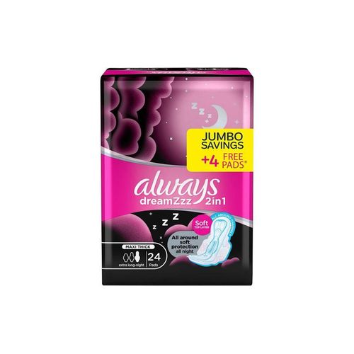 Soft Night Maxi thick Clean & Soft Extra Long - Night Sanitary Pads 28 Pieces