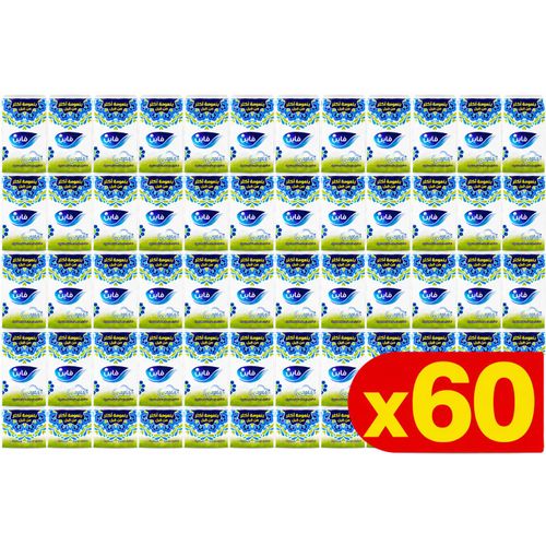 Fluffy Pocket Facial Tissues Ultimate Bulk Pack - 10 Tissues per Pack, Pack of 60