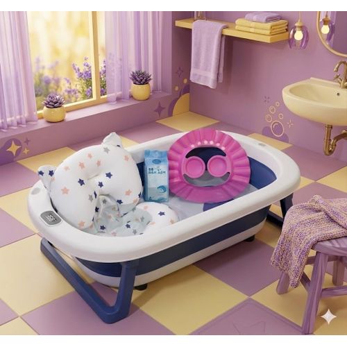 4-piece digital silicone bathtub