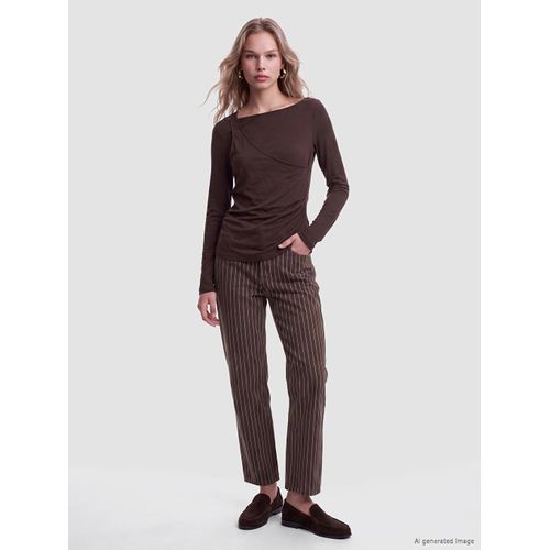 Crew Neck Ruched Women's Body