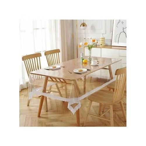 Transparent Plastic Table Cover