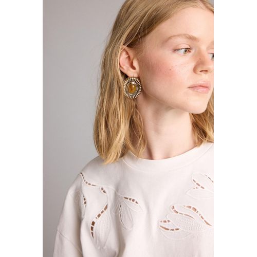 Manuka x Woman Stone Earrings