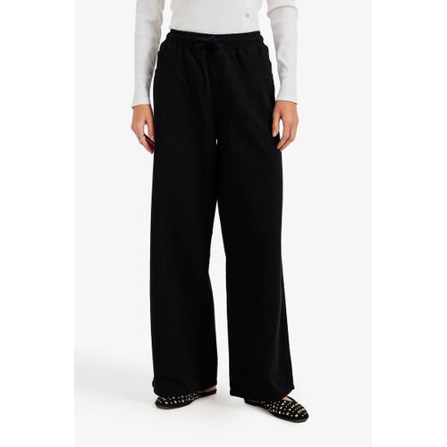 Utility Drawstring Denim Pants