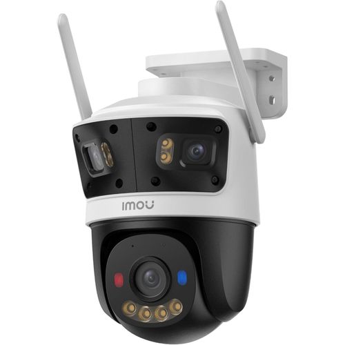 IMO.U Cruiser Triple 11MP Outdoor Wi-Fi Security Camera - 5MP+3MP+3MP Triple Lens, 360° Coverage, Color Night Vision, Auto Tracking, Smart Alarm, Two-Way Audio, IP66