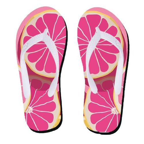 Girls boys ,grapefruit design adlut Premium Comfort Slipper