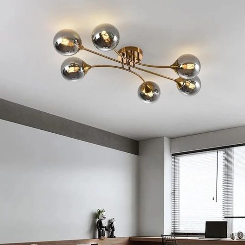Modern Globe Ceiling Lamp - 75CM/15CM