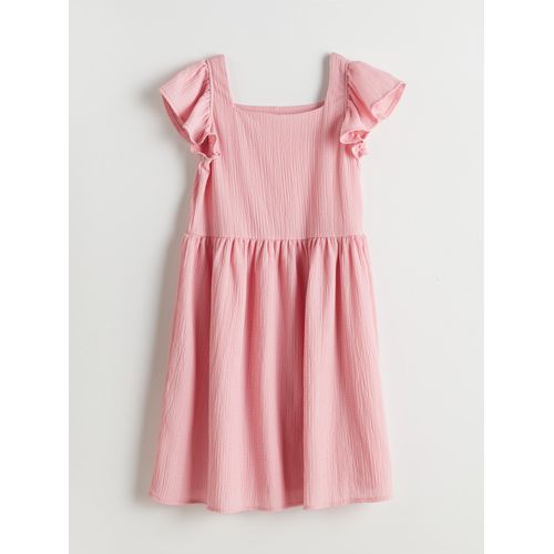 Plain Ruffled Girl's Dress