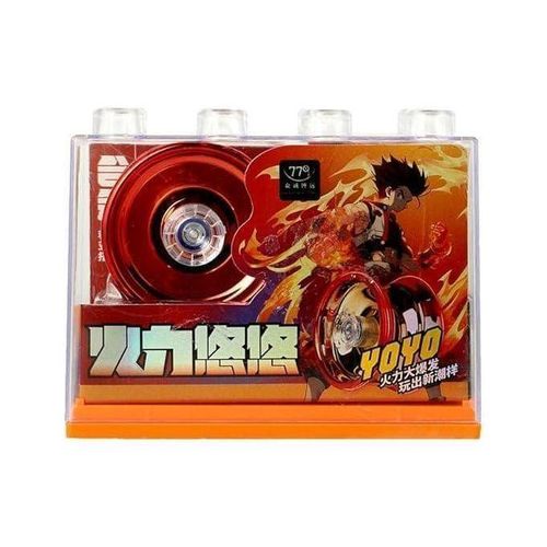 Next Store Metal Yoyo for Kids Professional Smooth Spinning Motor Skills Development (Orange)