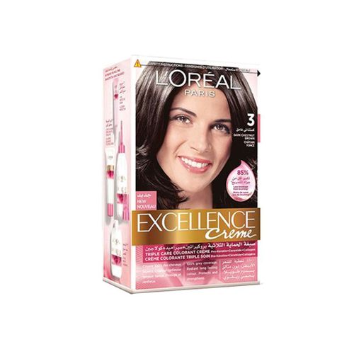Excellence Crème Hair Color 3 Dark Chestnut Brown