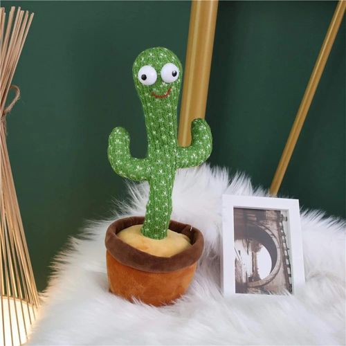 Rechargeable Cute Dancing and Talking Cactus - Large