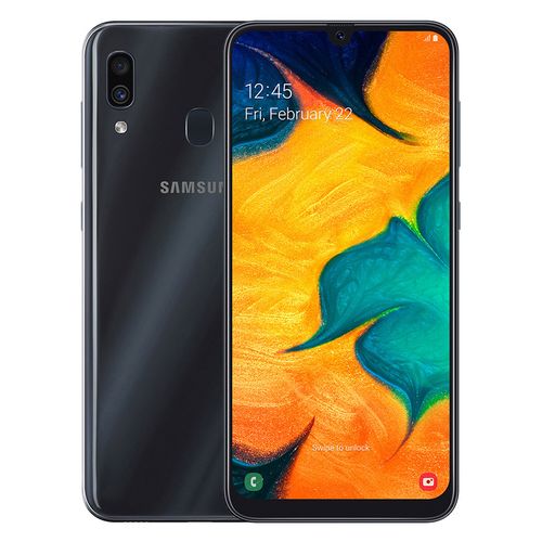 موبايل سامسونج جالكسي موبايل سامسونج جالاكسي Samsung A30 جلاكسي موبايل ثنائي الشريحة  6.4 بوصة  64G  4G جيجا بايت - أسود