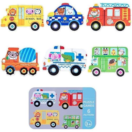 Next Store Wooden Puzzle Art Box (6 in 1) - Puzzle Puzzle Brain Relief Brain Challenge - Wooden Models with Organizer Box (Age 15+)