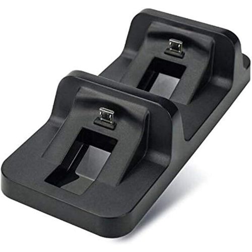PS4 Controller Charger Dual Charger Stand Charging Dock Station for Sony Playstation DualShock 4 Wireless Controller with Micro USB Cable