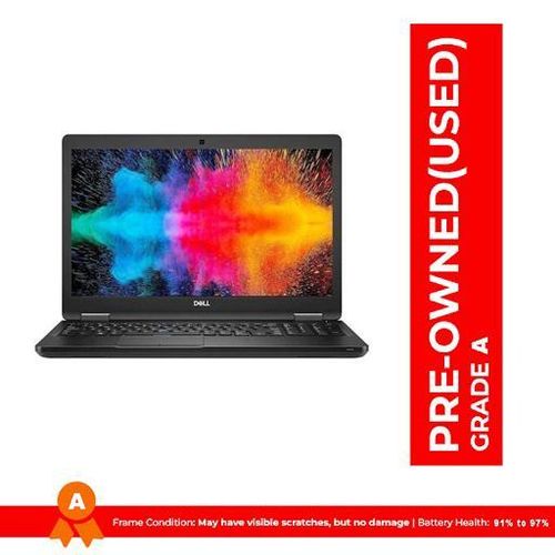 لابتوب مستعمل Latitude 5590 قابل للتحويل 15.6 بوصة FHD كارت شاشة Intel UHD 620 حتى 4 جيجابايت معالج Intel Core i5-8350U ذاكرة 8 جيجابايت RAM هارد 256 جيجابايت SSD اللون أسود