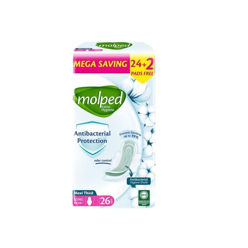 ANTI BACTERIAL MAXI LONG 26 PADS