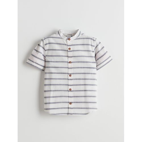 Grandad Collar Boys Shirt