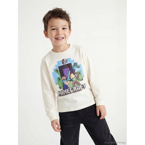 Minecraft Print Tee For Boys