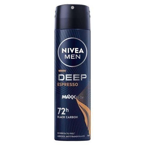Deep Black Carbon Espresso Anti-Perspirant Spray For Men 150 Ml