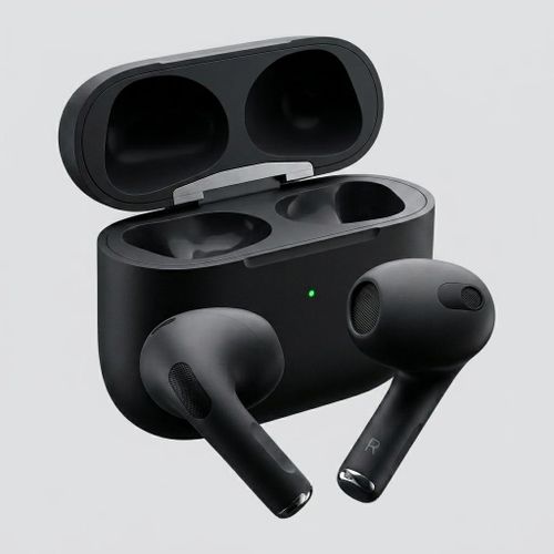 Airphone Pro 3 Black Wireless Earbuds – Rich Sound, Noise Reduction, Touch Control & Charging Case