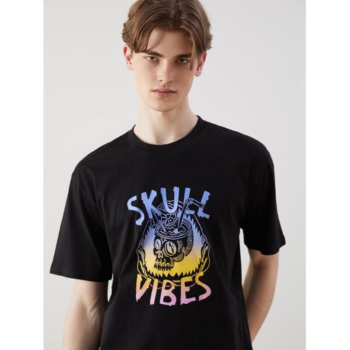 Crew Neck Printed Jersey Men's T-Shirt