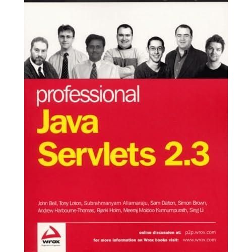Professional Java Servlets 2.3 ,Ed. :1