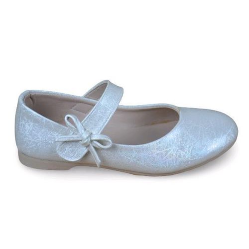 Girls Vernet Leather Velcro Flat Shoes