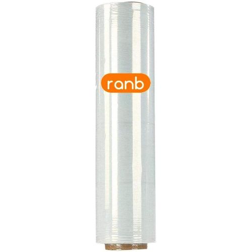 Stretch Film Wrap Industrial Strength 18 x 1100 Sq Feet, 80 Gauge Thick (20 Microns) Durable Self-Adhering Pallet Supplies - Perfect for Moving, Packing, Clear Cling Plastic Shrink Wrap Rolls.