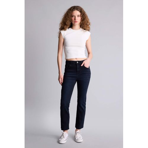 Crop Flare Fit High Waist Ankle Length Jeans