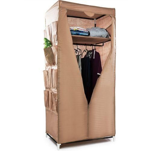 Foldable Non-woven Wardrobe Beige Color 75x50x160cm