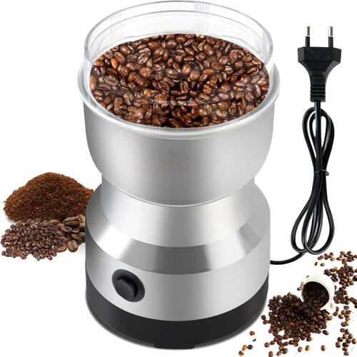 Electric Coffee Grinder 300ml Multifunctional Four Stainless Steel Blades for Precise and Efficient Grinding, Grinding Coffee Beans, Spices, Flaxseed and More