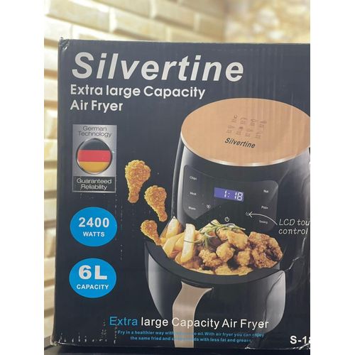Digital Air Fryer Multifunction Touch 6L 2400W Black