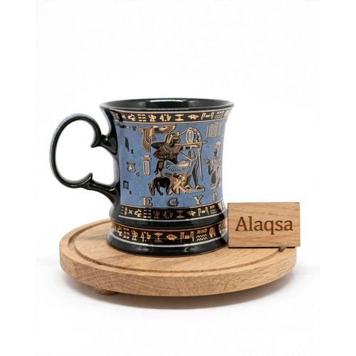 pharaonic Flower mug ancient Egyptian souvenirs gifts for women and men from Egypt (300 MM)