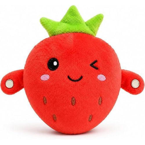 Fruit Plush Toy, Touch and Sensing Interactive Musical Plush Toy, 15 Sound and Interactive Modes, 2 Person Toy, Battery Operated Musical Doll for Fun Play