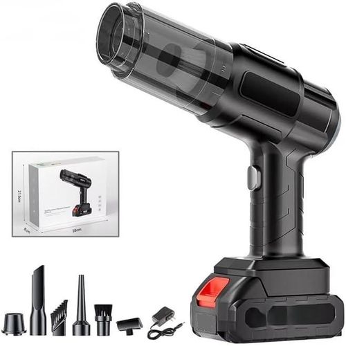 Vacuum Cleaner for Home and Car with Blower & Duster Multiple Attachments Mini Handheld Rechargeable Cordless Wireless Vacuums (4 in 1 Vacuum)