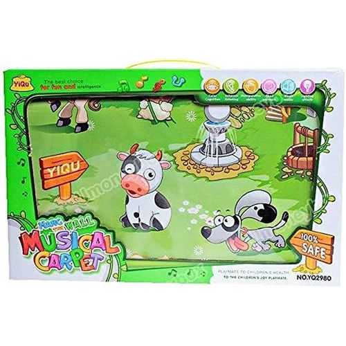 Music Carpet Model Farm and Animals For Kids - Multi Color