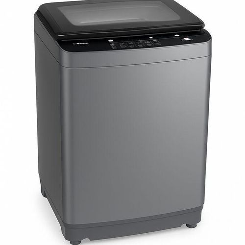 9kg Top Loading Washing Machine, Fully Automatic (Top Load), Touch Control, 12 Programs, Stainless Steel Drum - Grey