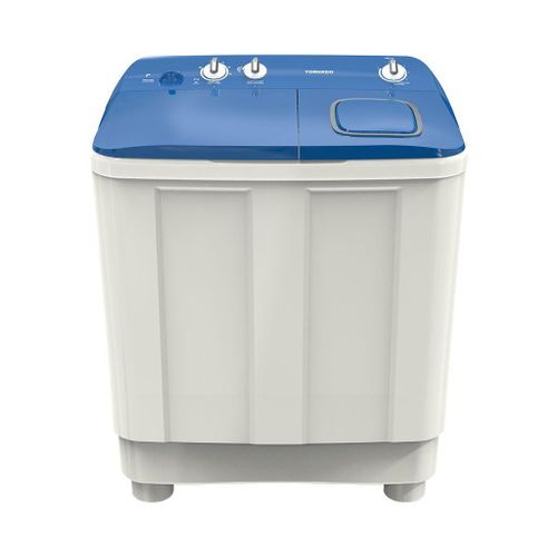 TMH-HS10CP(WB)Semi-Automatic Washing Machine 10 kg with Pump - White × Blue
