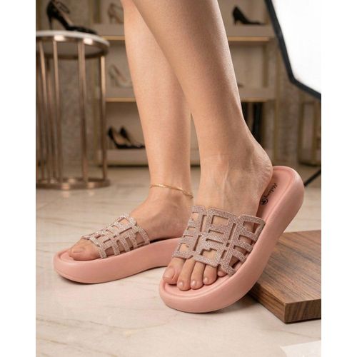 Womens Slippers with a Light and Soft Sole - Pink