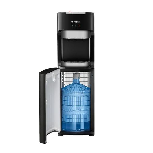 Cold, Hot & Normal Water Dispenser with Cabinet, 3 Taps, Silver - FW-16VBB