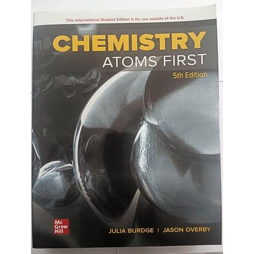 Chemistry: Atoms First 5th ISE Paperback