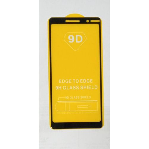 9H 3D Curved Full Screen Tempered Glass For Nokia 7 Plus - Black