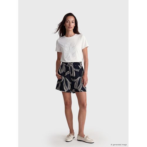 Elastic Waist Floral Women's Shorts