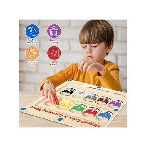 Magnetic Color Maze Toy for Kids