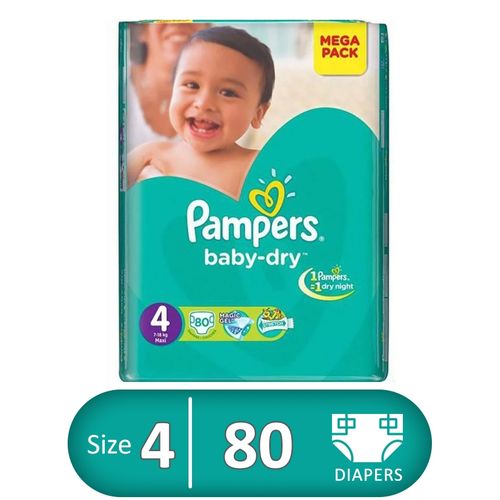 Drastisch staart Arashigaoka Pampers Baby - Dry Diapers, Size 4 - Maxi - 9-18 Kg - 80 Pcs price in Egypt  | Jumia Egypt | kanbkam